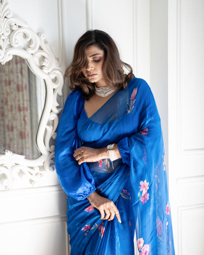 Azura Pure Chiffon Saree