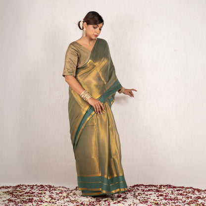 Zarvi Mulmul Tissue Saree