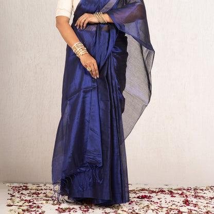 Vyomi Mulmul Tissue Saree