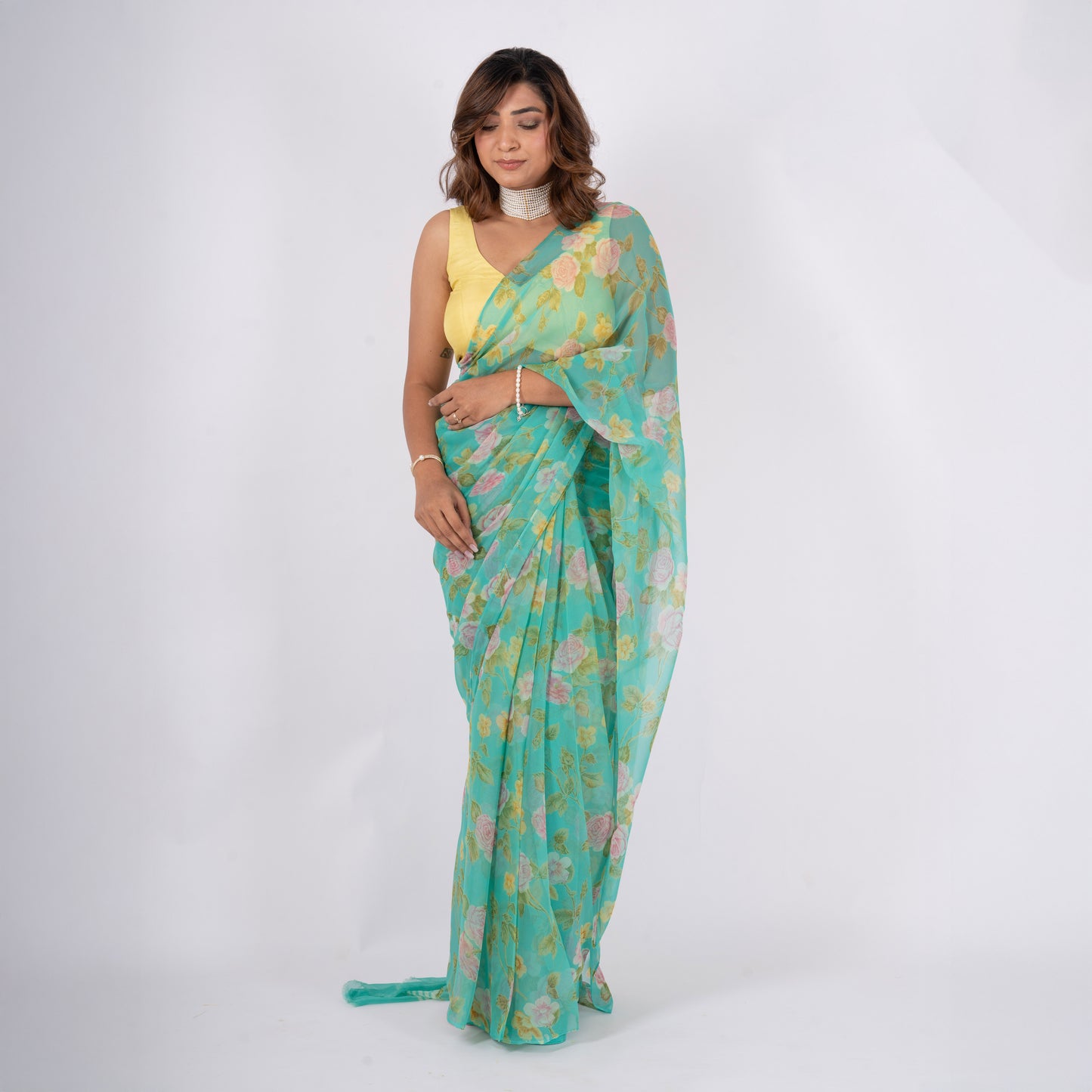 Selene Pure Chiffon Saree