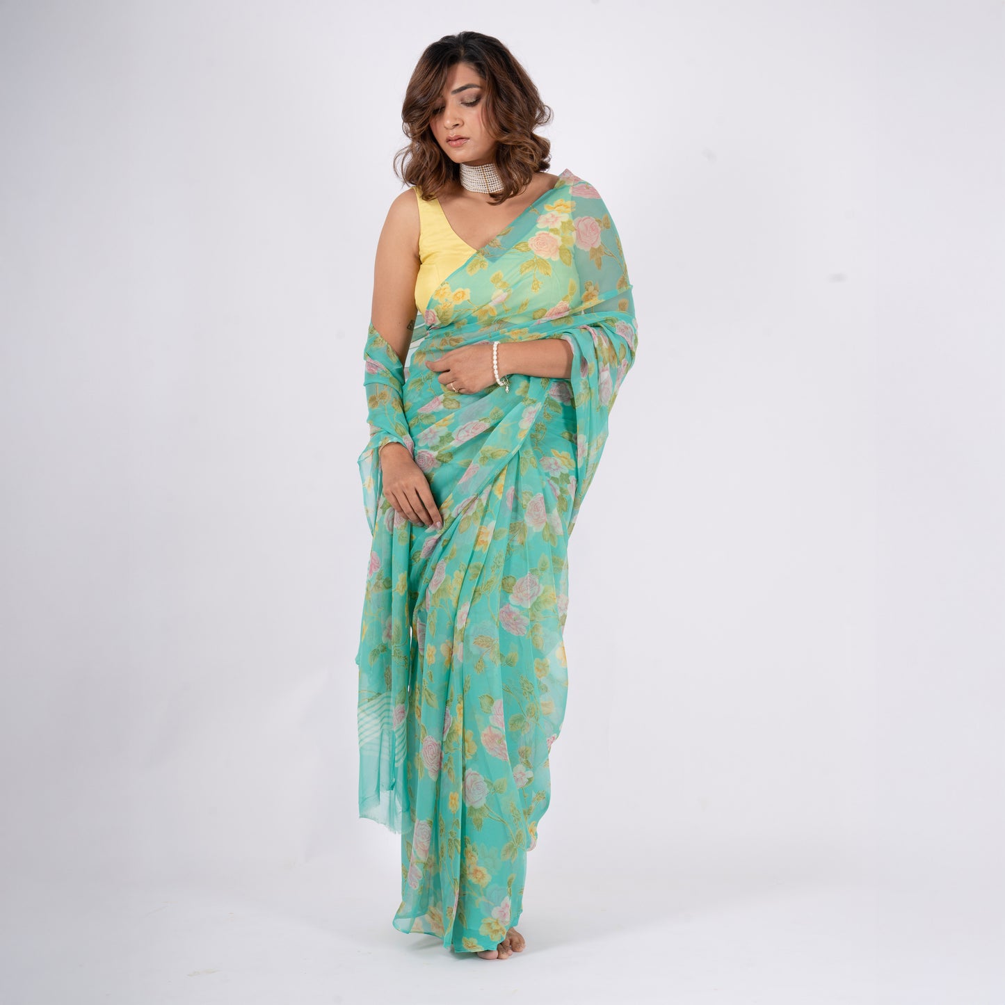 Selene Pure Chiffon Saree