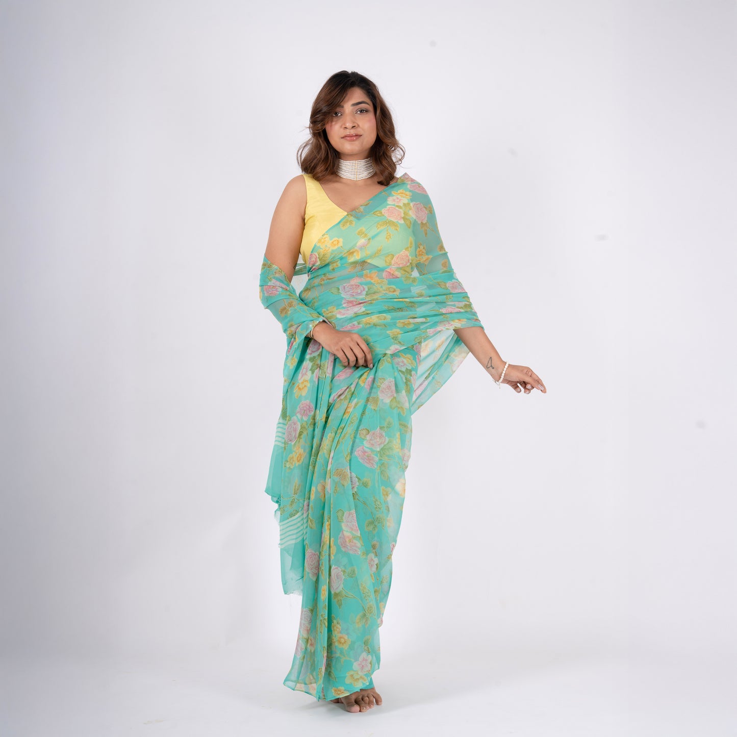 Selene Pure Chiffon Saree