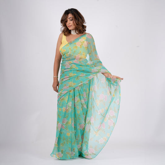 Selene Pure Chiffon Saree
