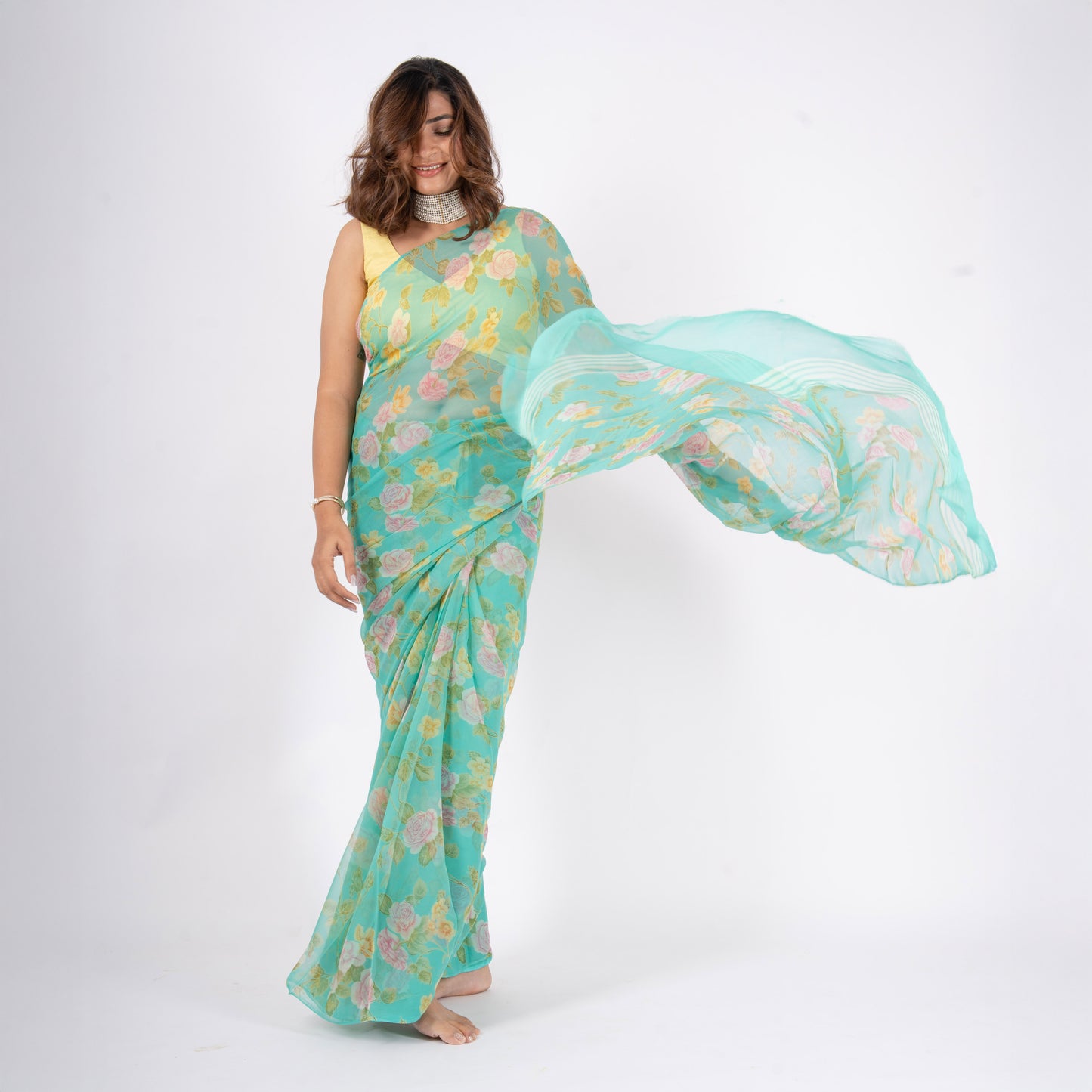 Selene Pure Chiffon Saree
