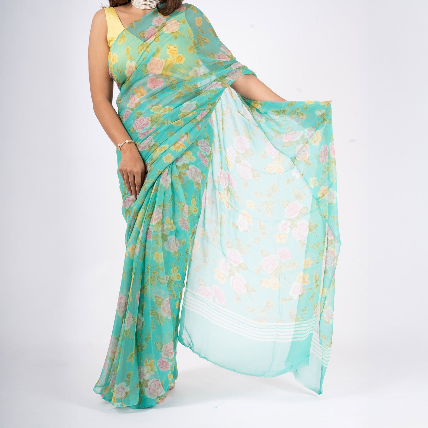 Selene Pure Chiffon Saree
