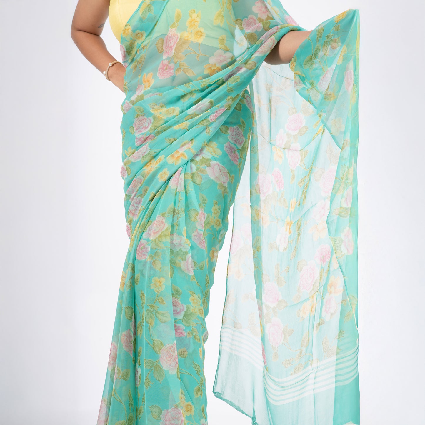 Selene Pure Chiffon Saree