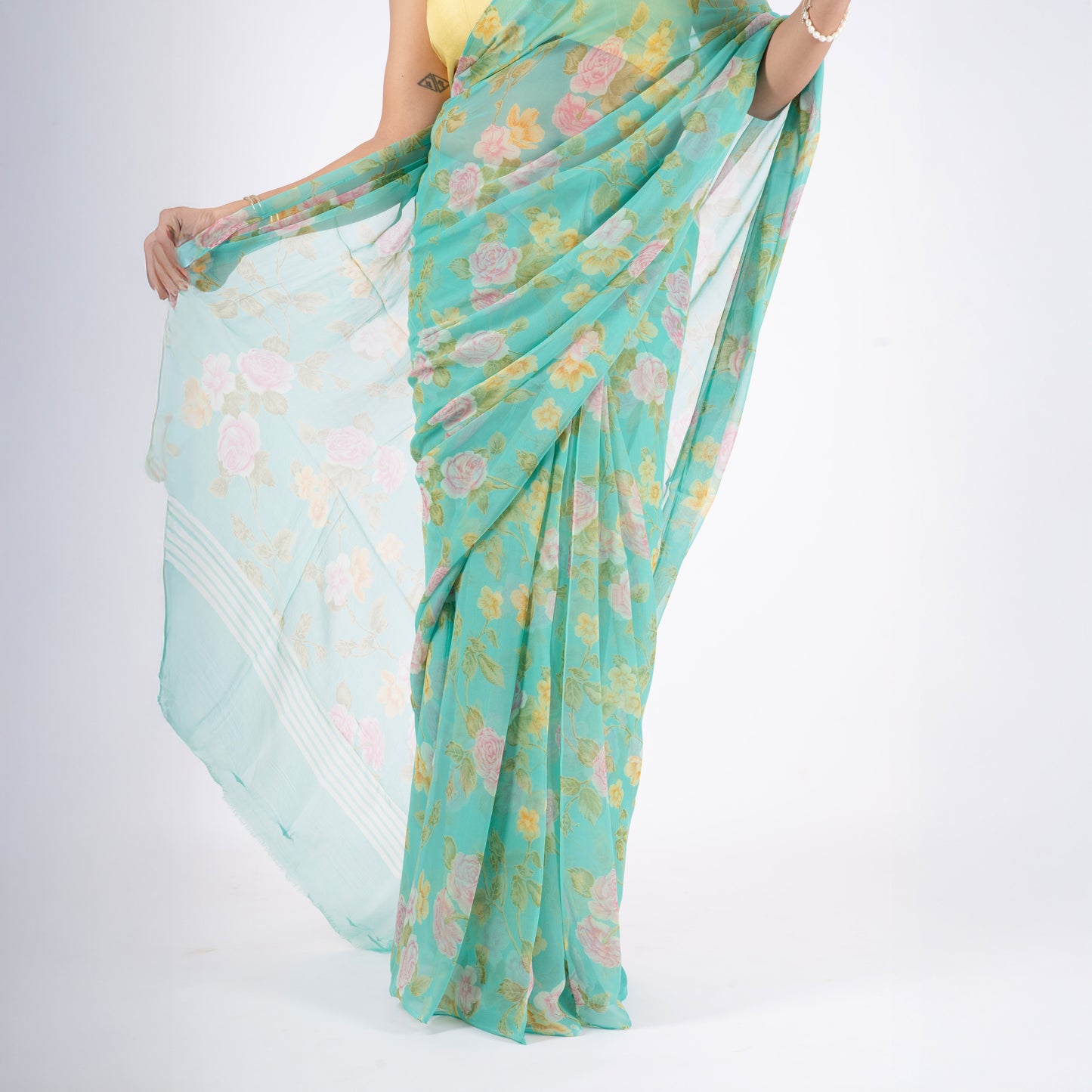 Selene Pure Chiffon Saree