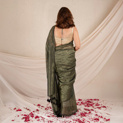 Saaz Cotton Zari Saree