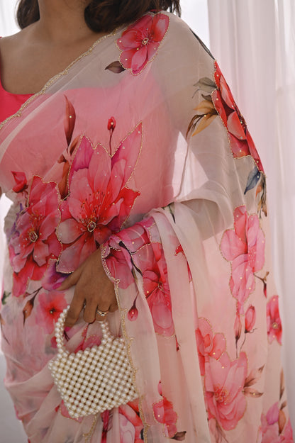 Camellia Pure Silk Saree
