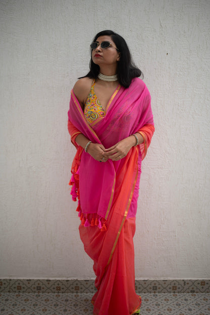 Haseen Dilruba Mul Saree