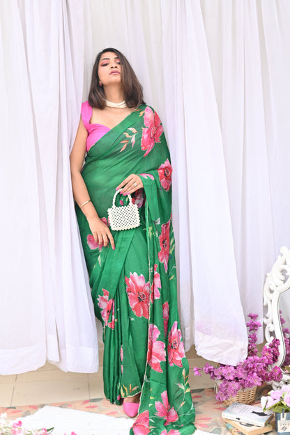 Plumeria Pure Silk Saree