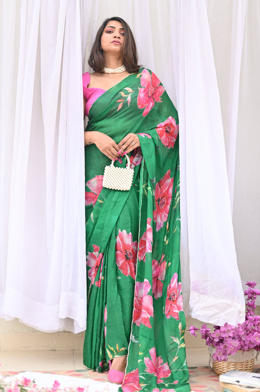 Plumeria Pure Silk Saree