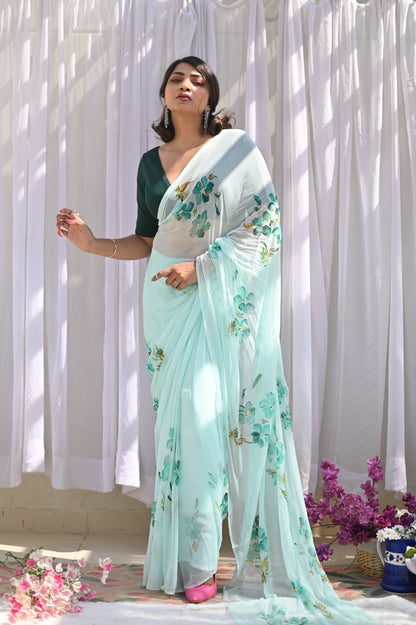 Lily Pure chiffon Saree