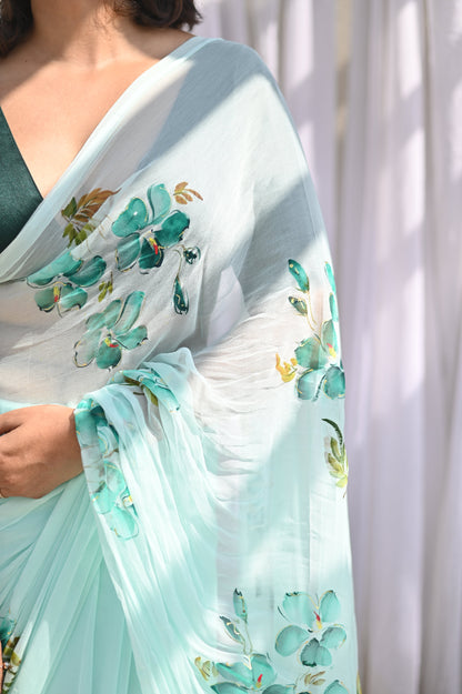 Lily Pure chiffon Saree