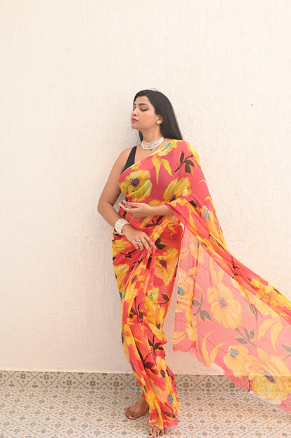 Sushmita Pure Chiffon Saree