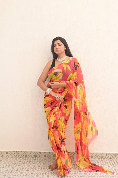 Sushmita Pure Chiffon Saree