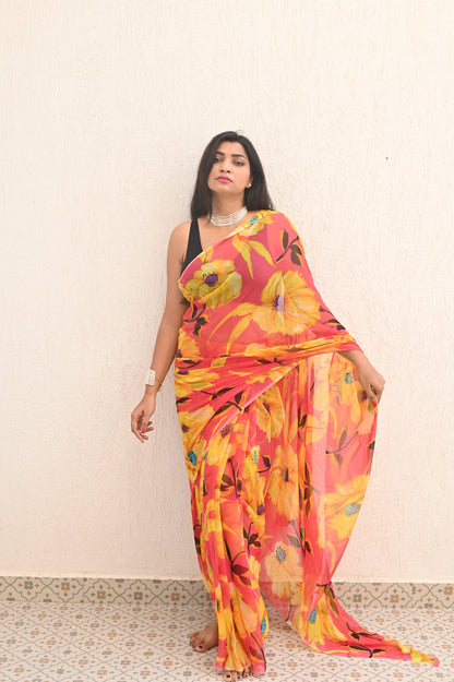 Sushmita Pure Chiffon Saree