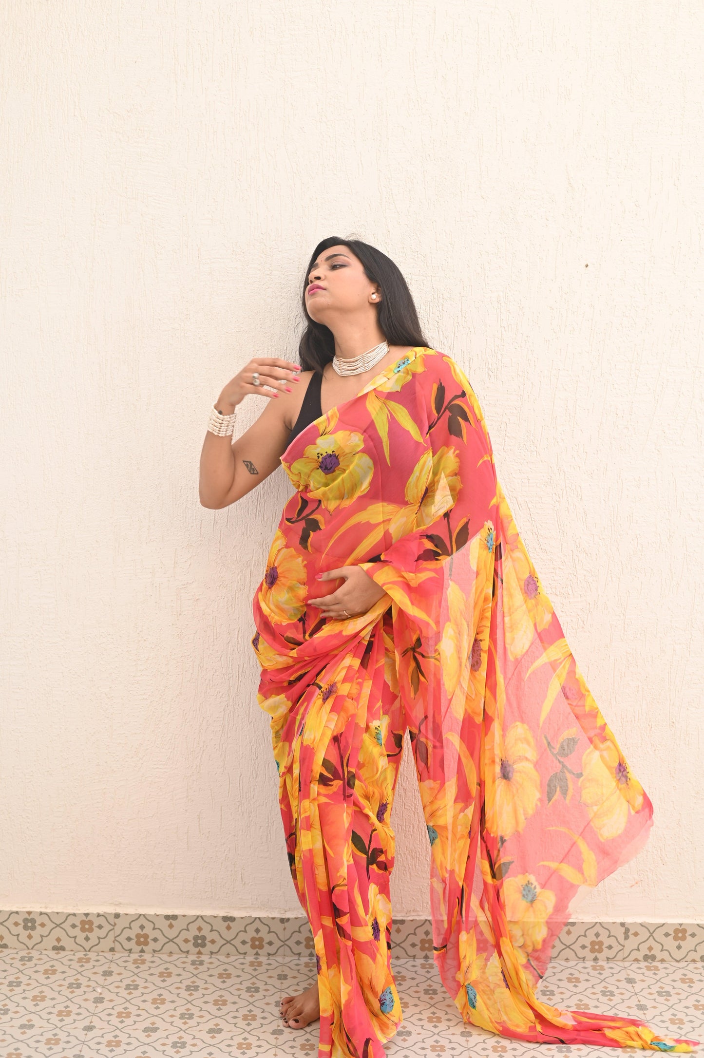 Sushmita Pure Chiffon Saree