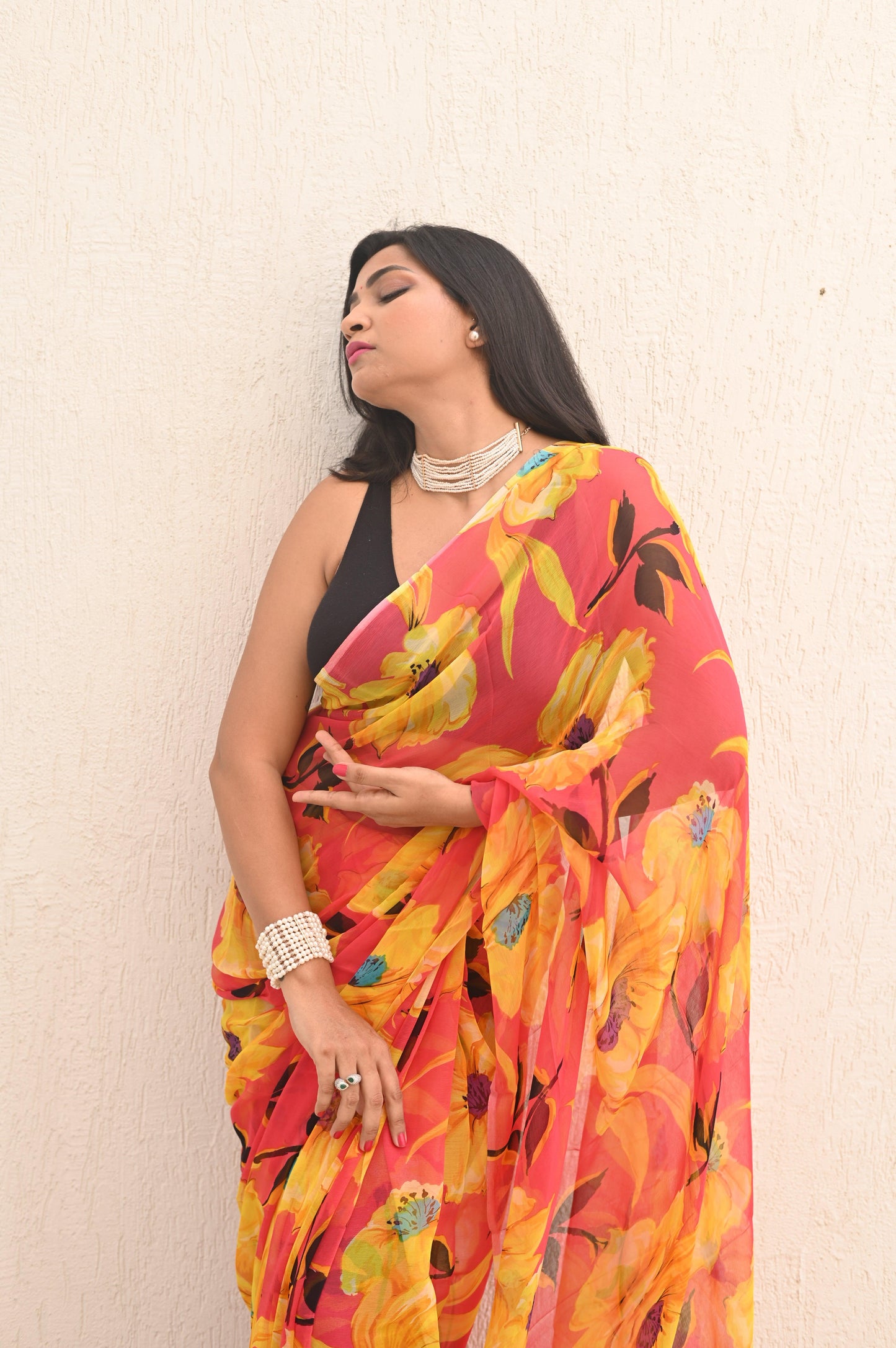 Sushmita Pure Chiffon Saree