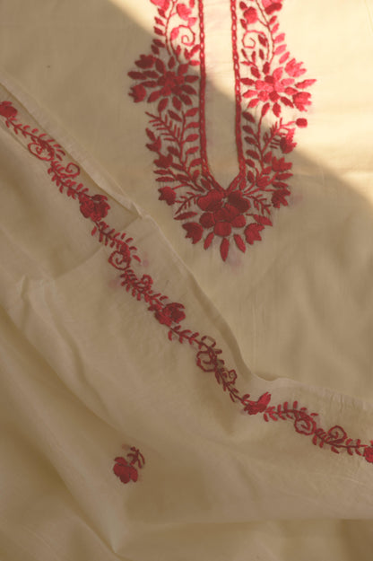 Nafees Handembroidered Suit Set - Mayin India 