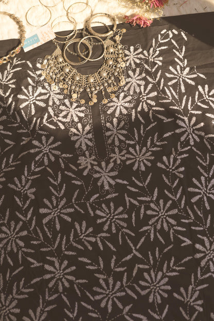 Zaib Handembroidered Suit Set - Mayin India 