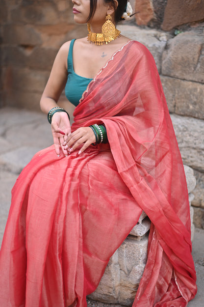 Reigning Queen Tissue Saree