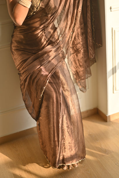 Her Majesty Tissue Saree