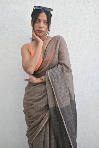 Pretty Brown Eyes Saree