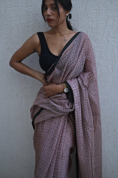 The Nude Dot Saree