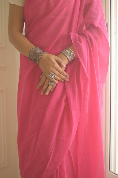 Peony Mul Saree - Mayin India 