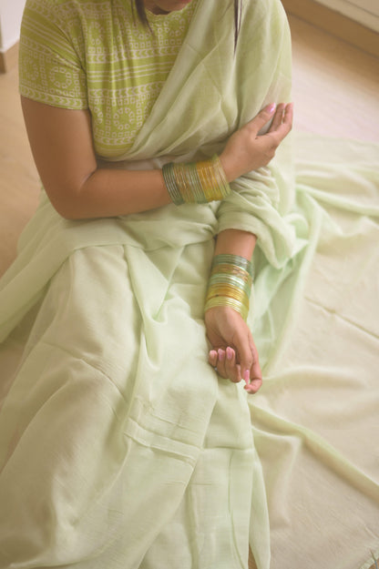 Dewdrop Mul saree - Mayin India 