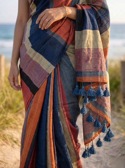 Urban Tide Acrylic Cotton Saree