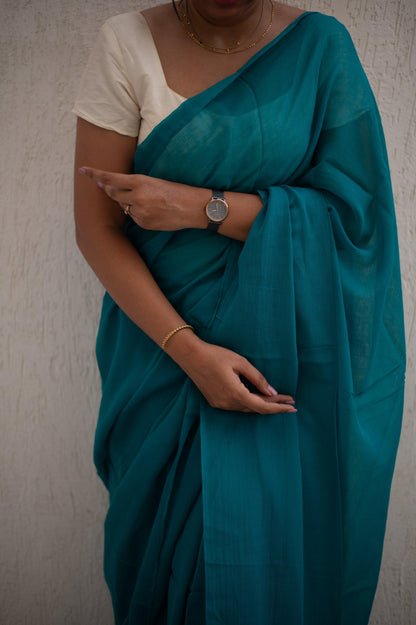 Forest Fantasy Mul Saree - Mayin India 