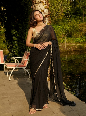 Art Deco Mul Saree