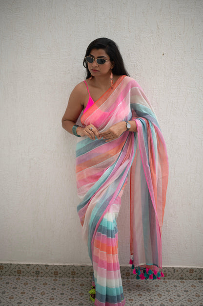 Joy Palette Mul Saree