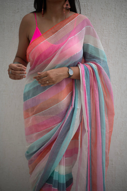 Joy Palette Mul Saree