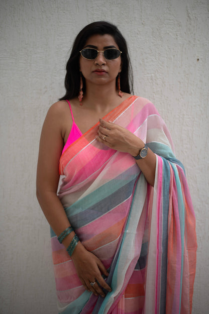 Joy Palette Mul Saree