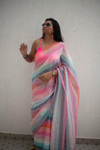 Joy Palette Mul Saree