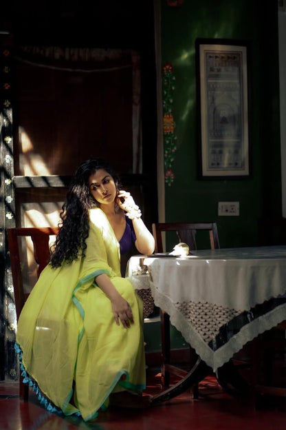 Limelight Mulmul Saree