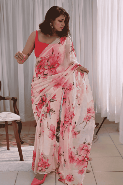 Camellia Pure Silk Saree