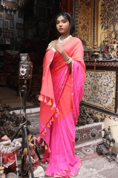 Haseen Dilruba Mul Saree