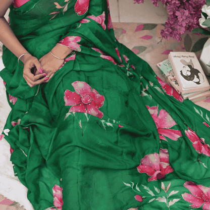 Plumeria Pure Silk Saree