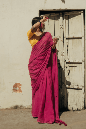 Mulberry Moon Mul Saree
