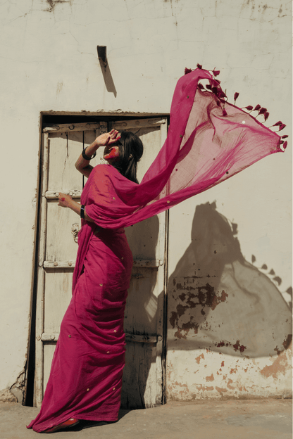 Mulberry Moon Mul Saree