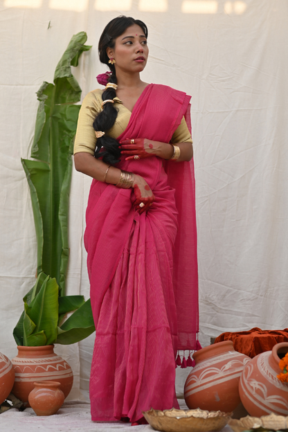 Rouge Raani Mul Saree