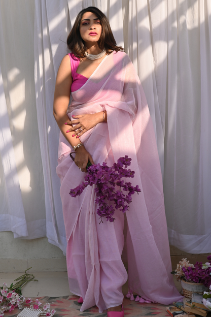 Summer Rośe Mul Saree