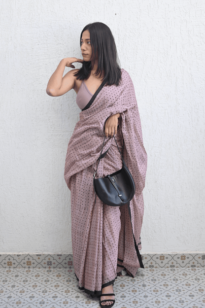 The Nude Dot Saree