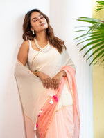 Marakata - Dark Green embroidered Mul Cotton Saree