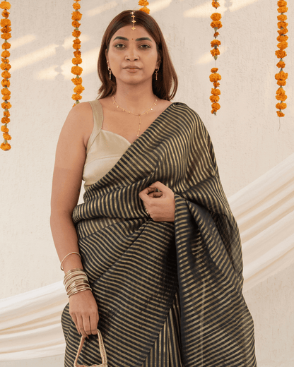Saanjh Cotton Zari Saree