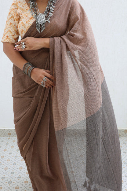 Pretty Brown Eyes Saree